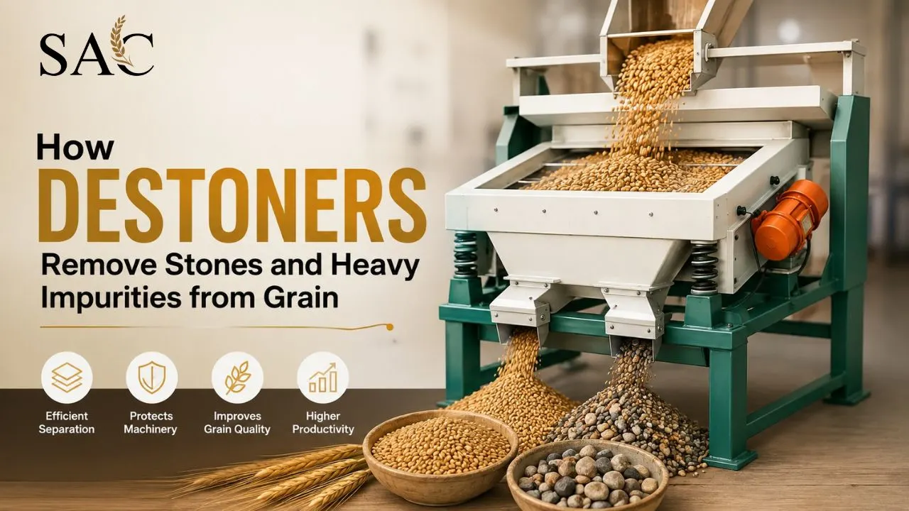 You are currently viewing How Destoners Remove Stones and Heavy Impurities from Grain